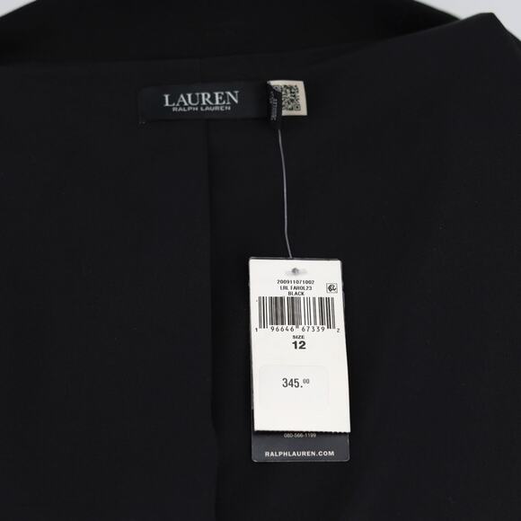 Lauren Ralph Lauren Women Wool Crepe Formal Double Breasted Blazer Size US 12 - Picture 7 of 8